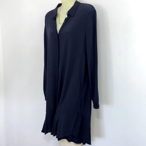 Scotch & Soda Dresses & Skirts - Scotch and Soda Dress Navy Blue Button Down NWOT Sz Small